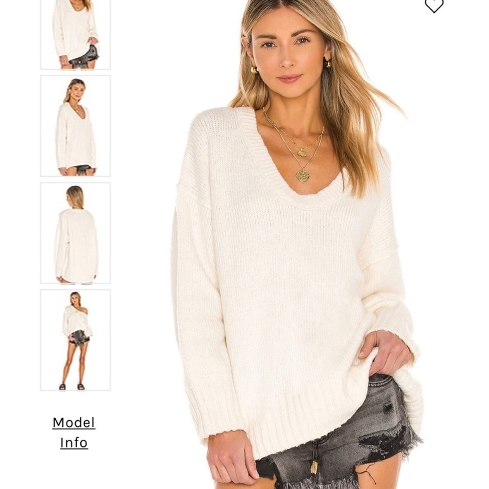 Free People Brookside Ivory Tunic